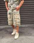 Coordinato denim cargo