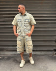 Coordinato denim cargo