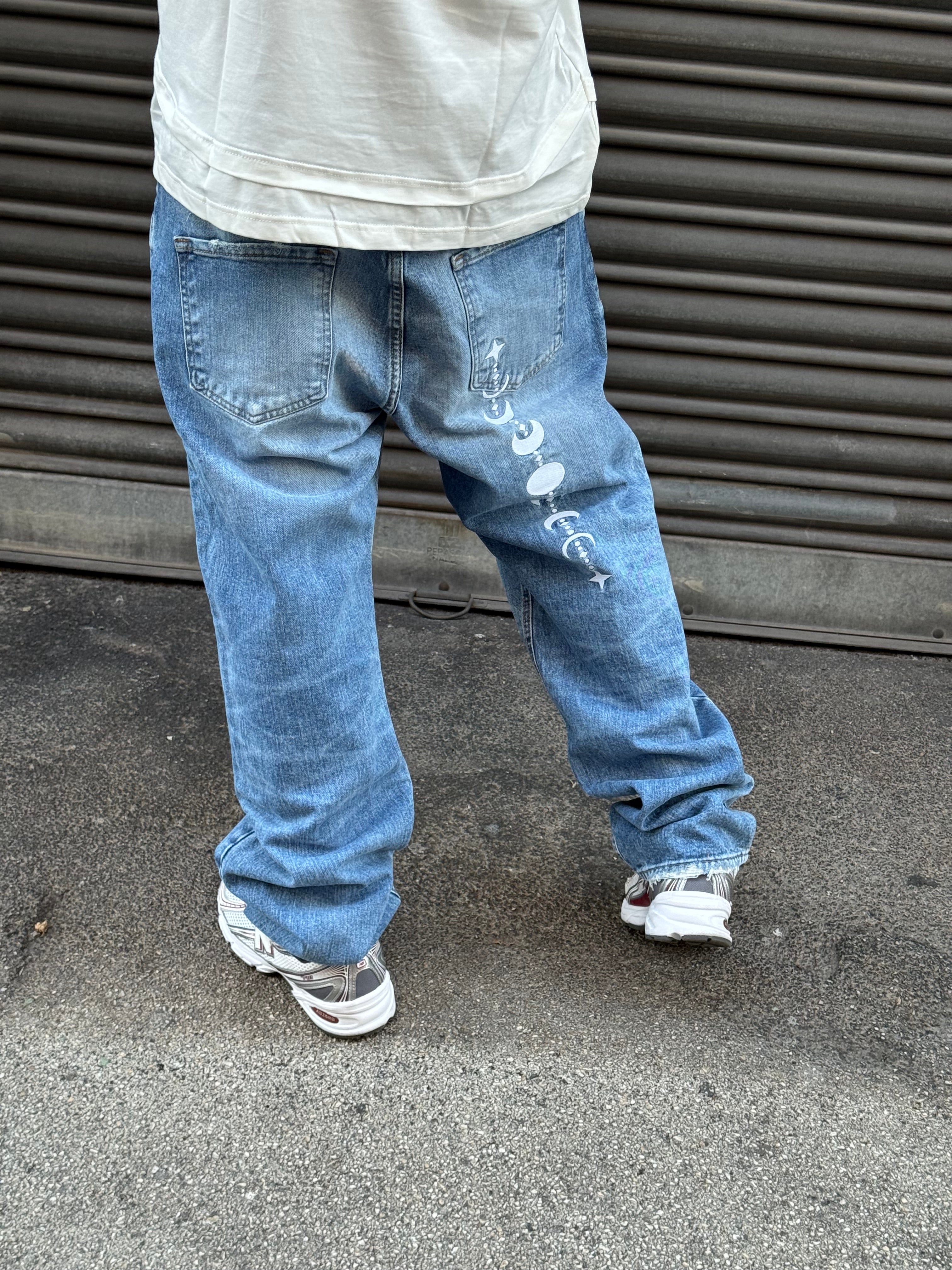 Jeans ricamo dnc