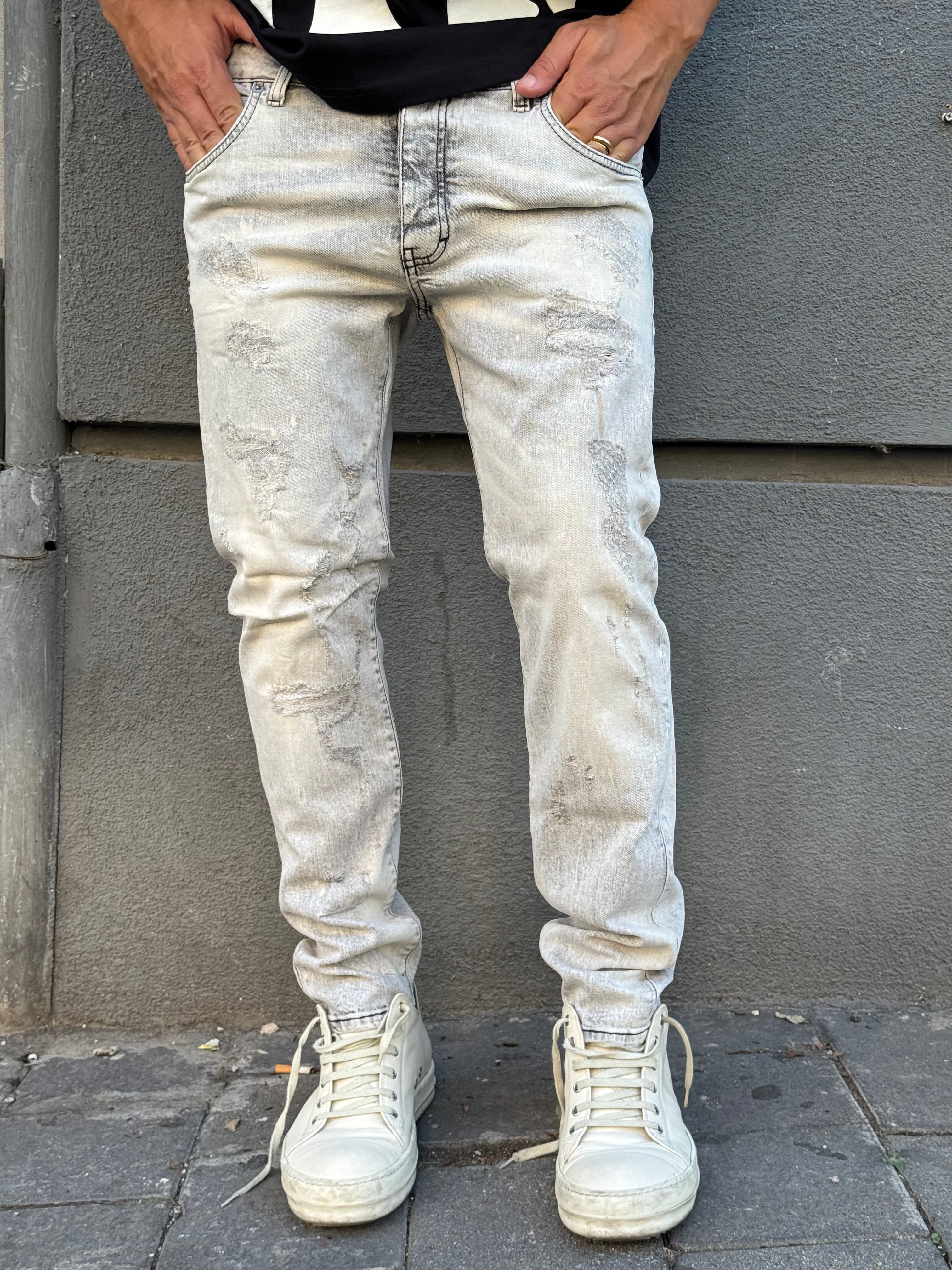 Skinny grey