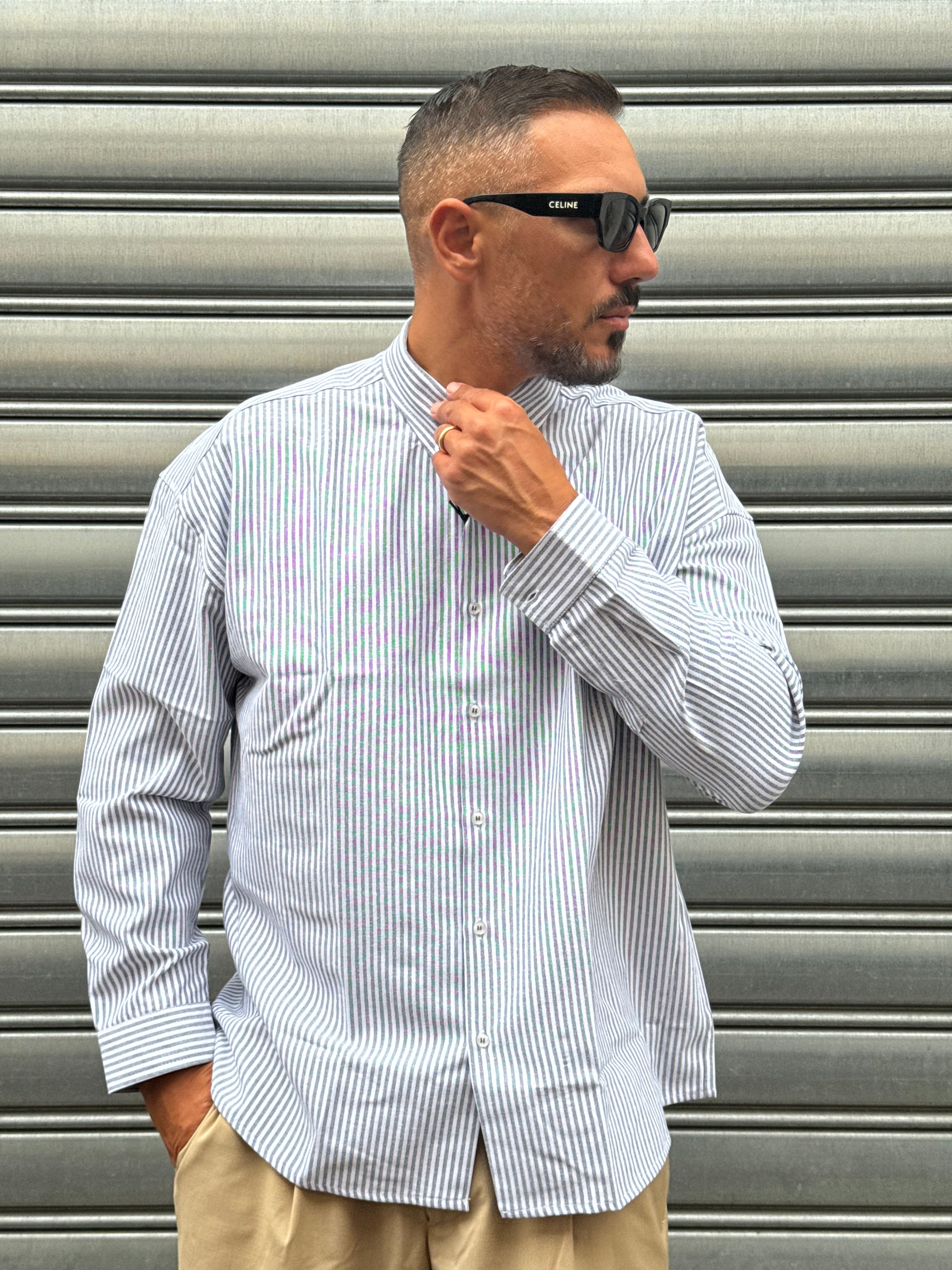 Camicia a righe
