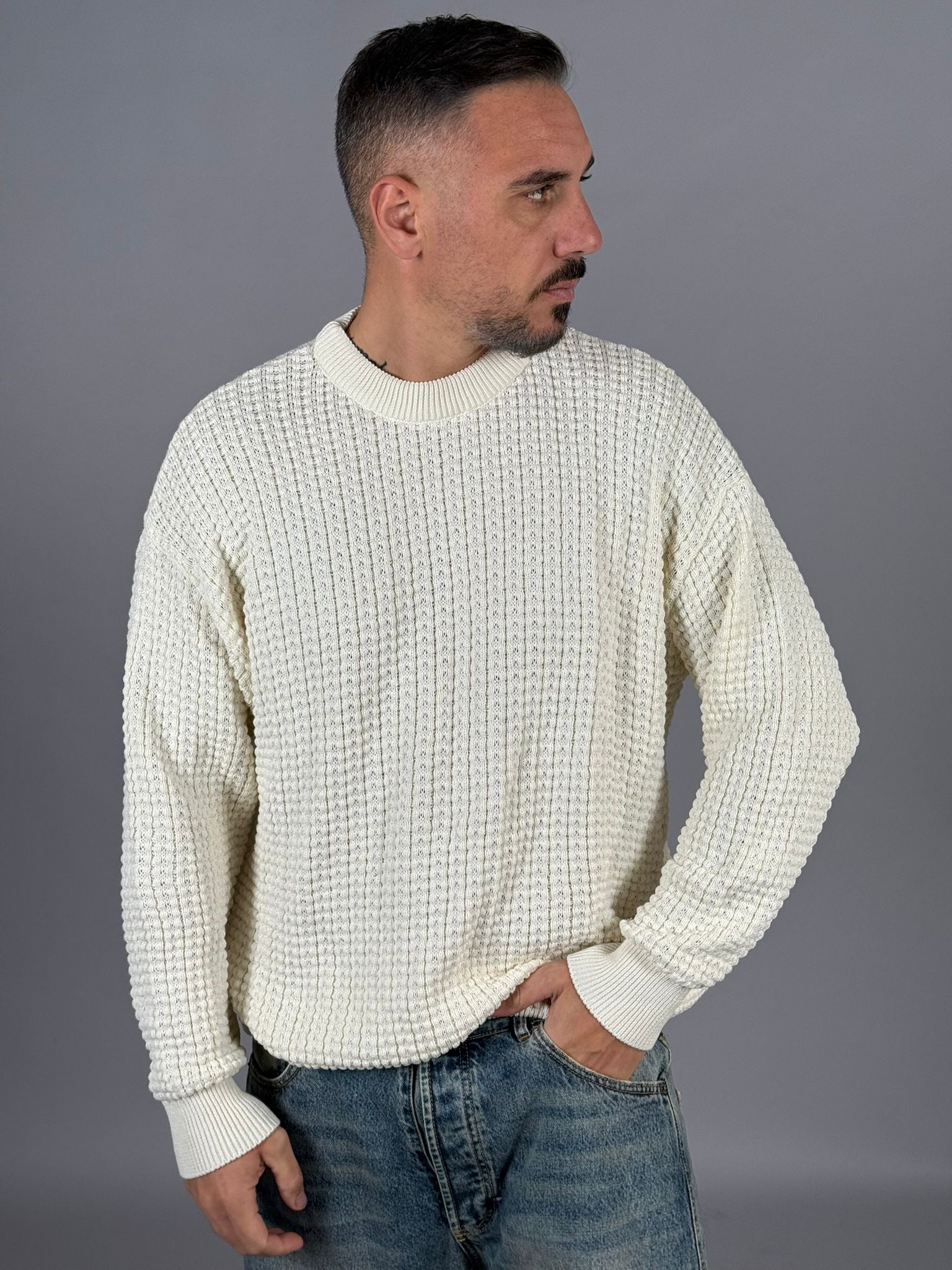Maglione bouclè