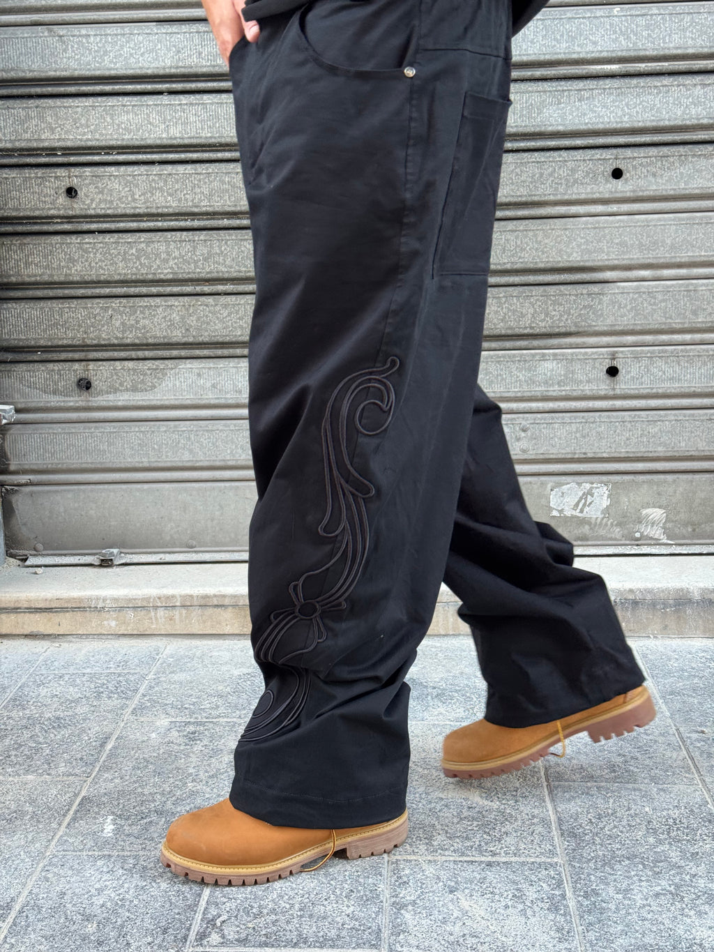 Pantalone ricamo gave