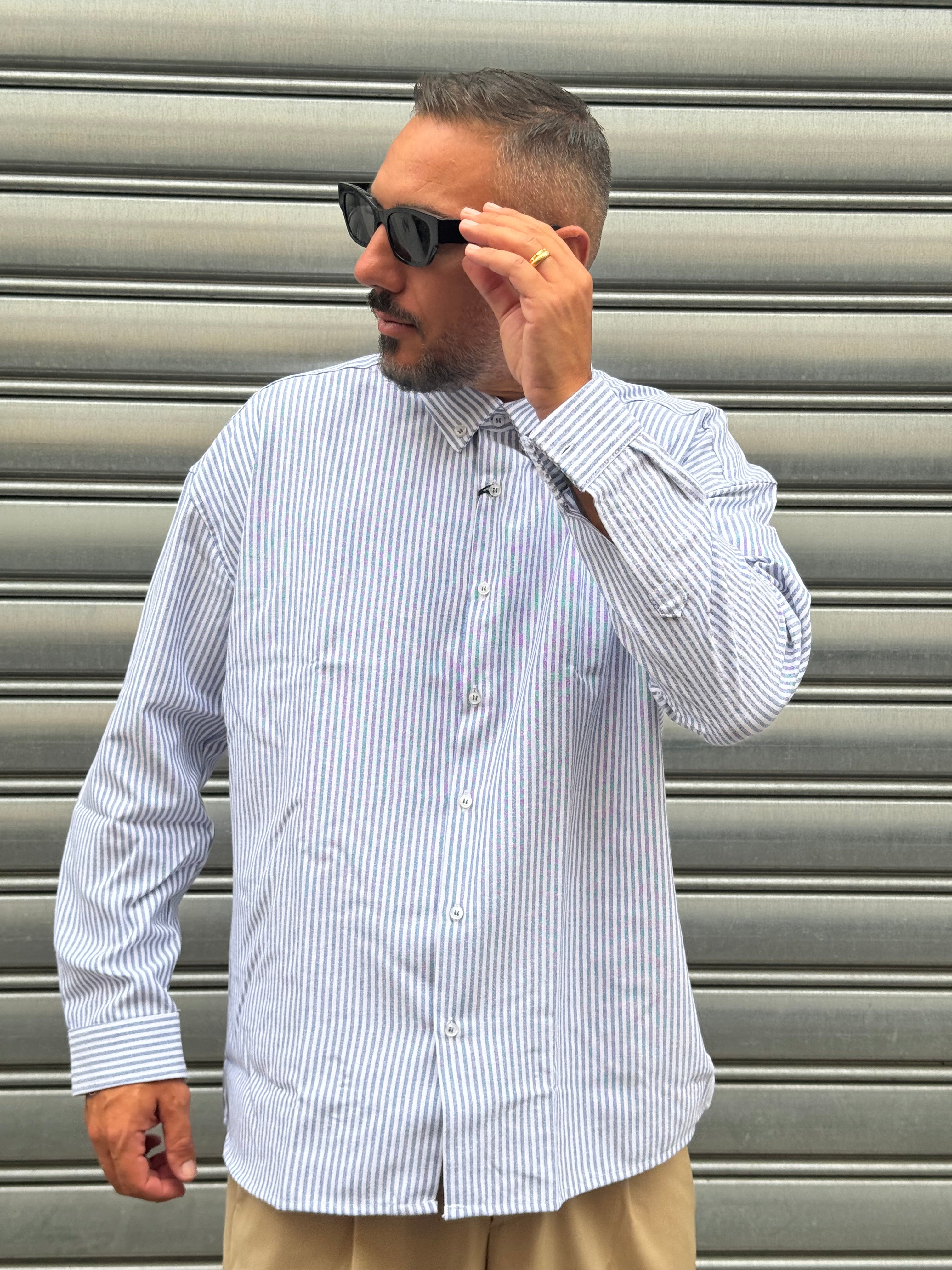 Camicia a righe