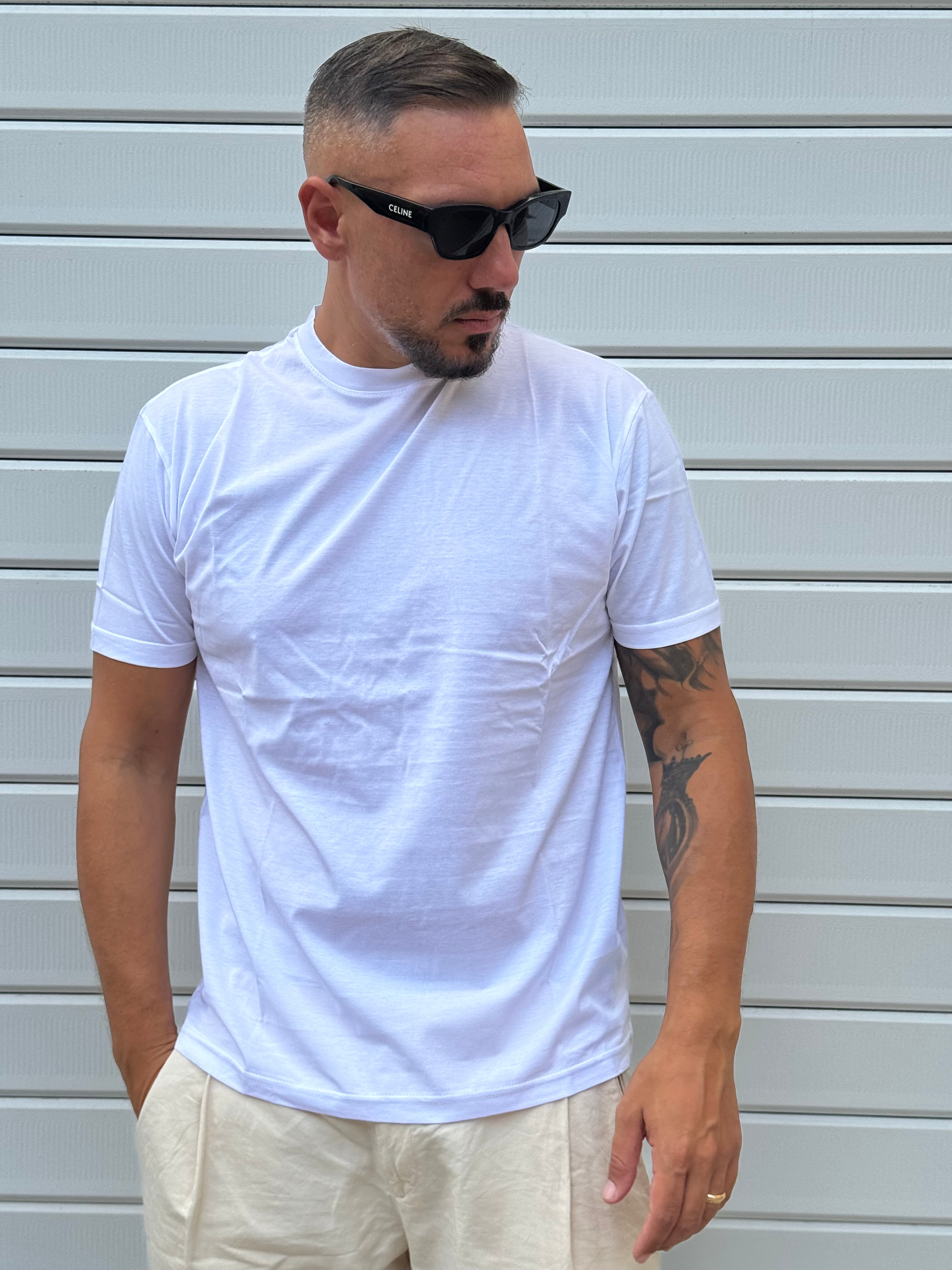 T-shirt filo di Scozia regular