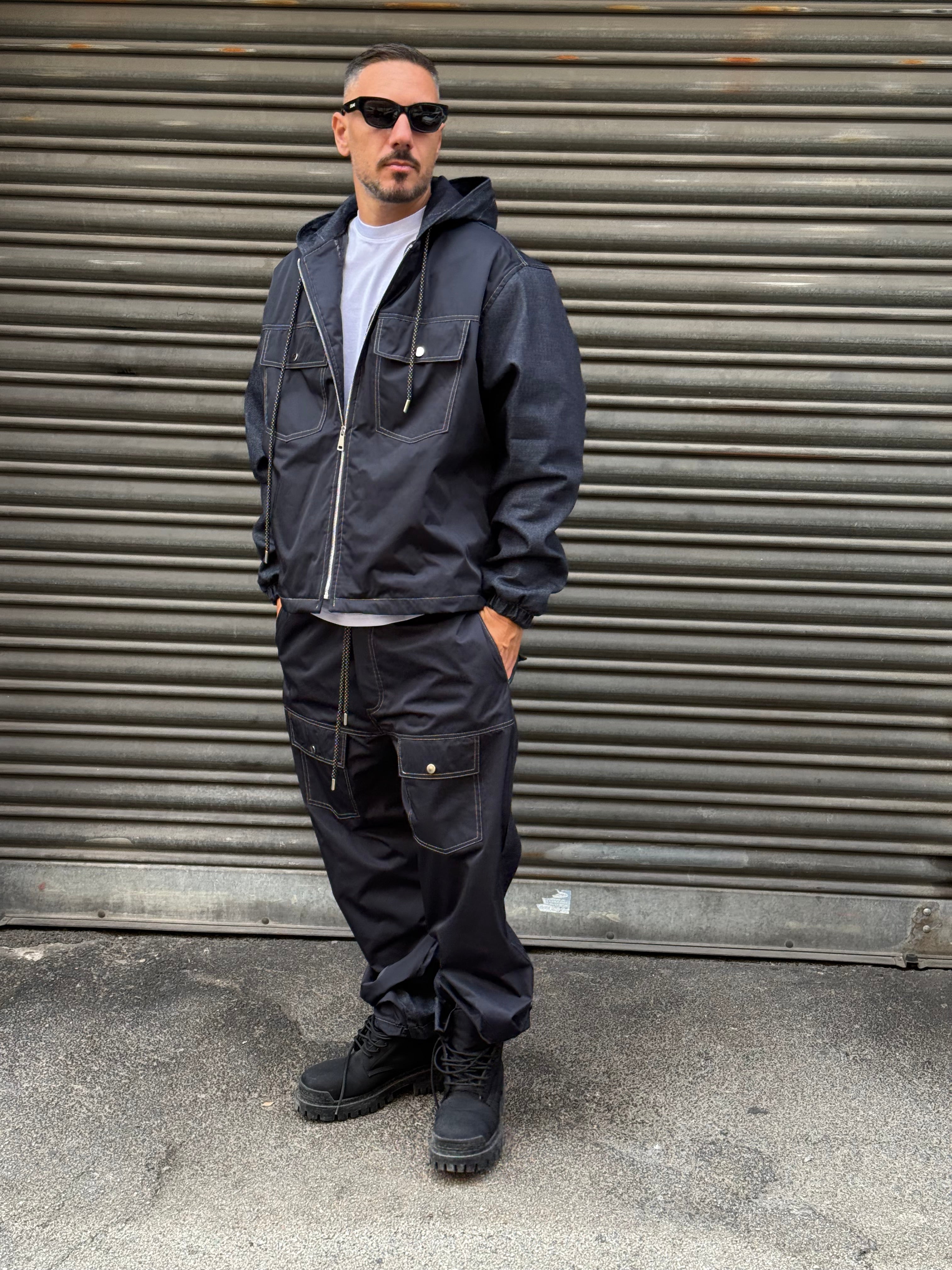 Coordinato nylon-Denim