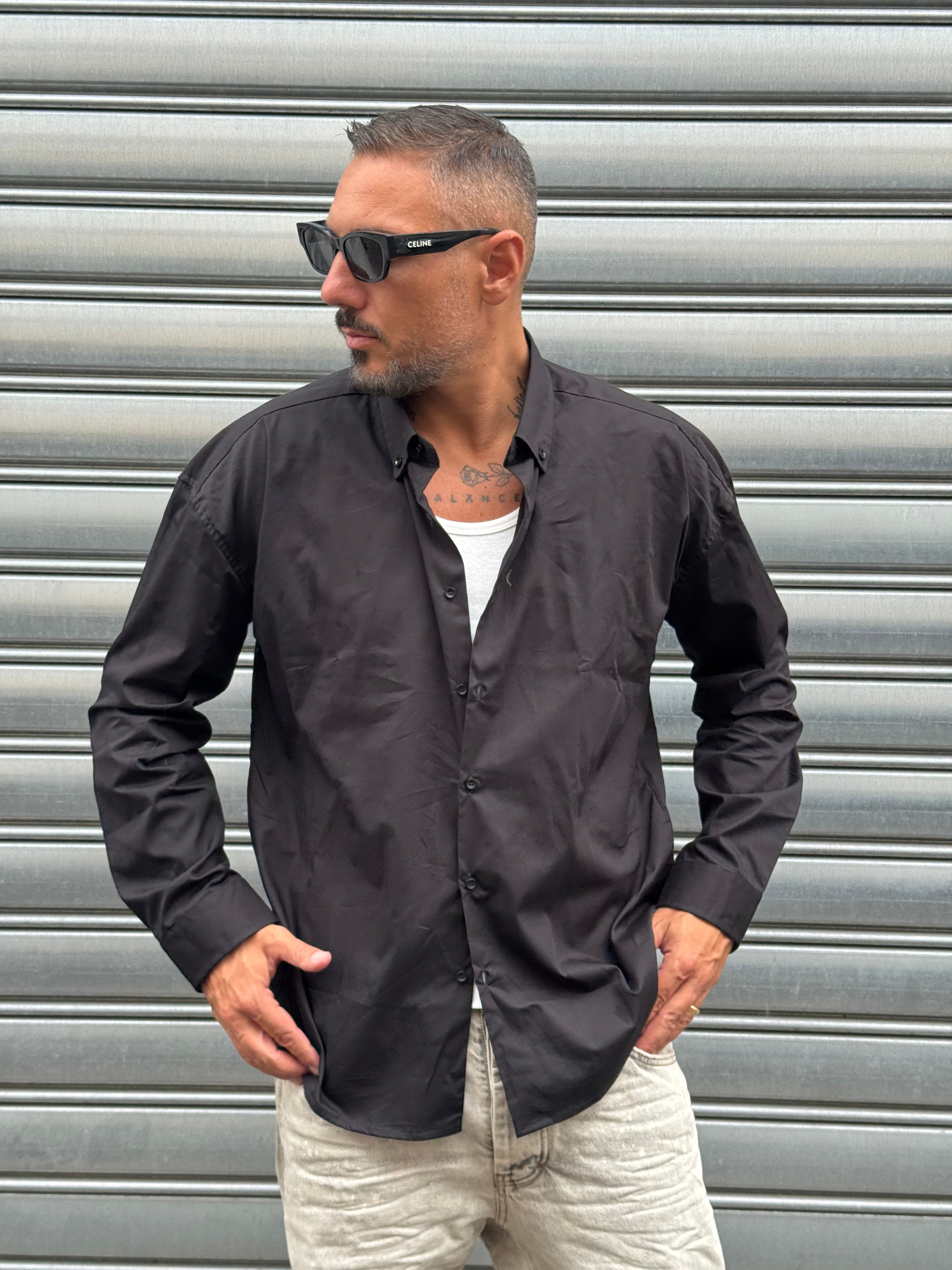 Camicia basic oversize