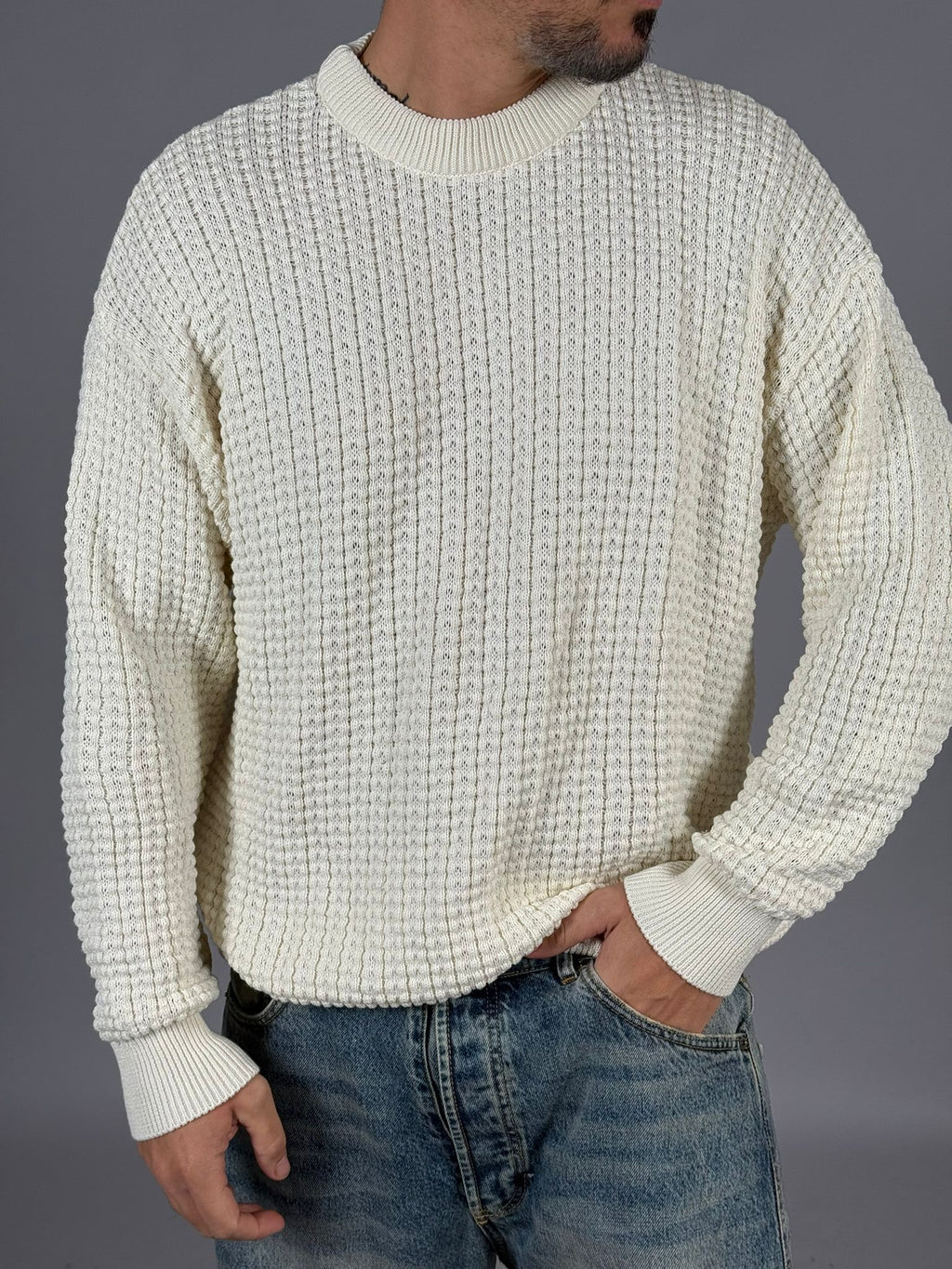 Maglione bouclè