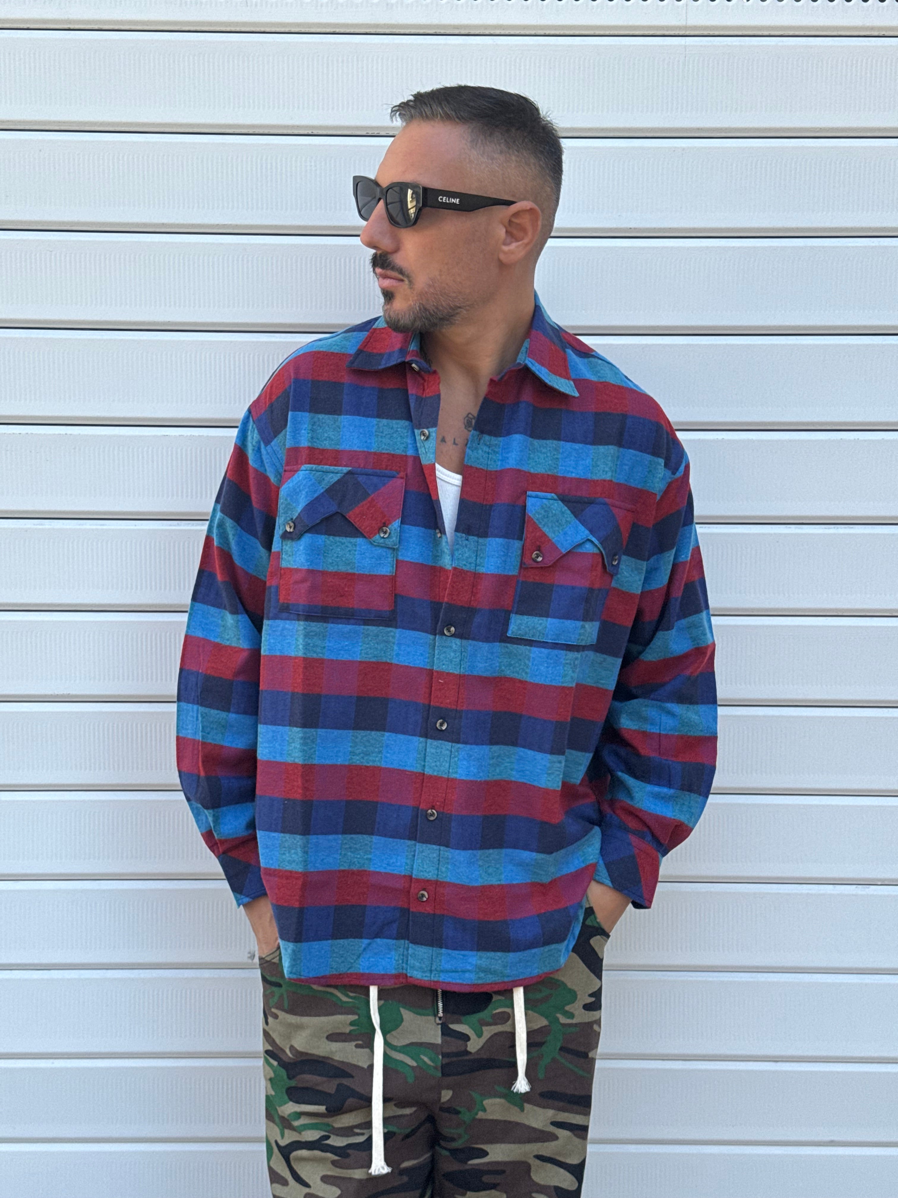 Camicia quadri minimal