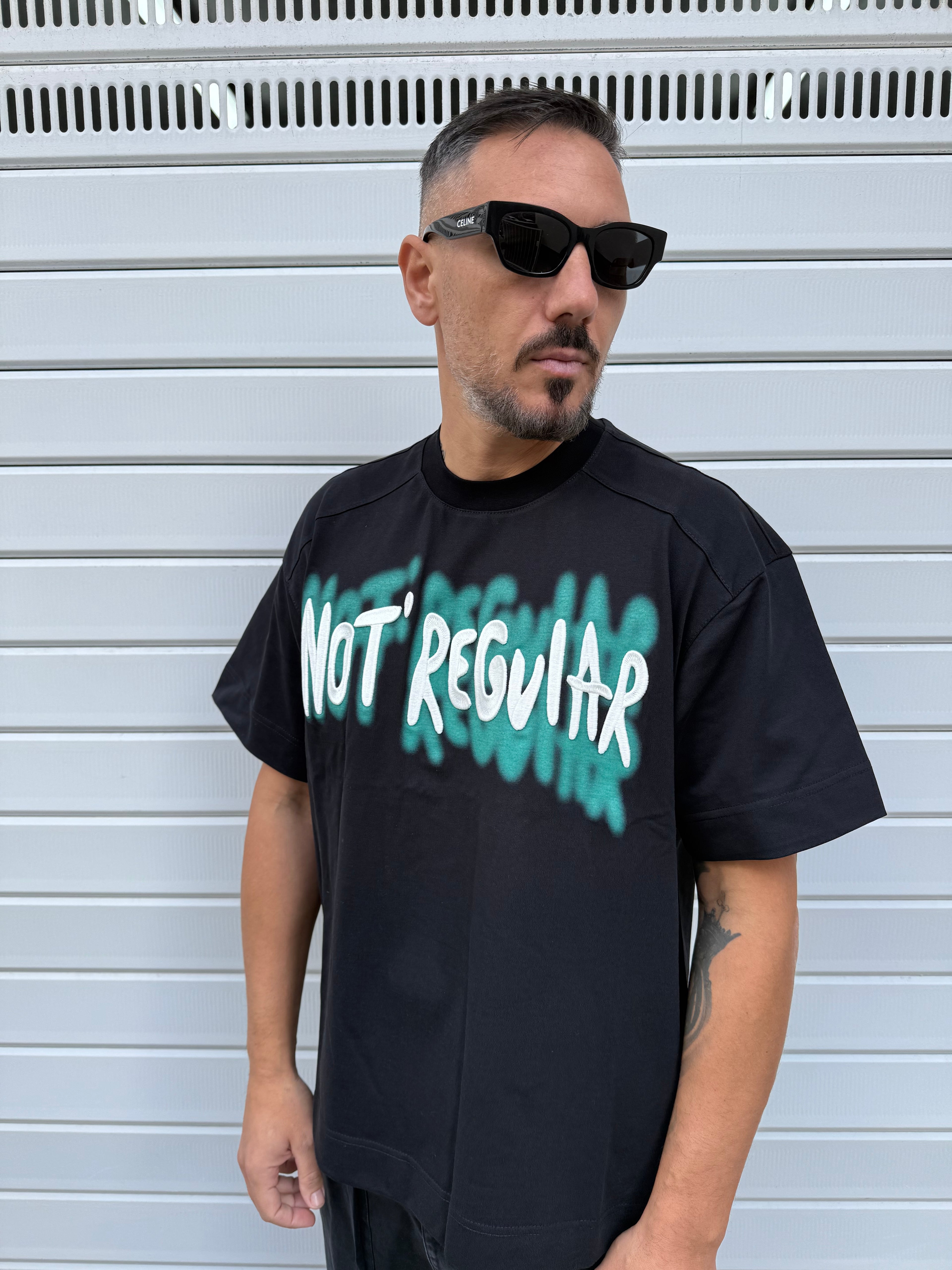 T-shirt ricamo stampa