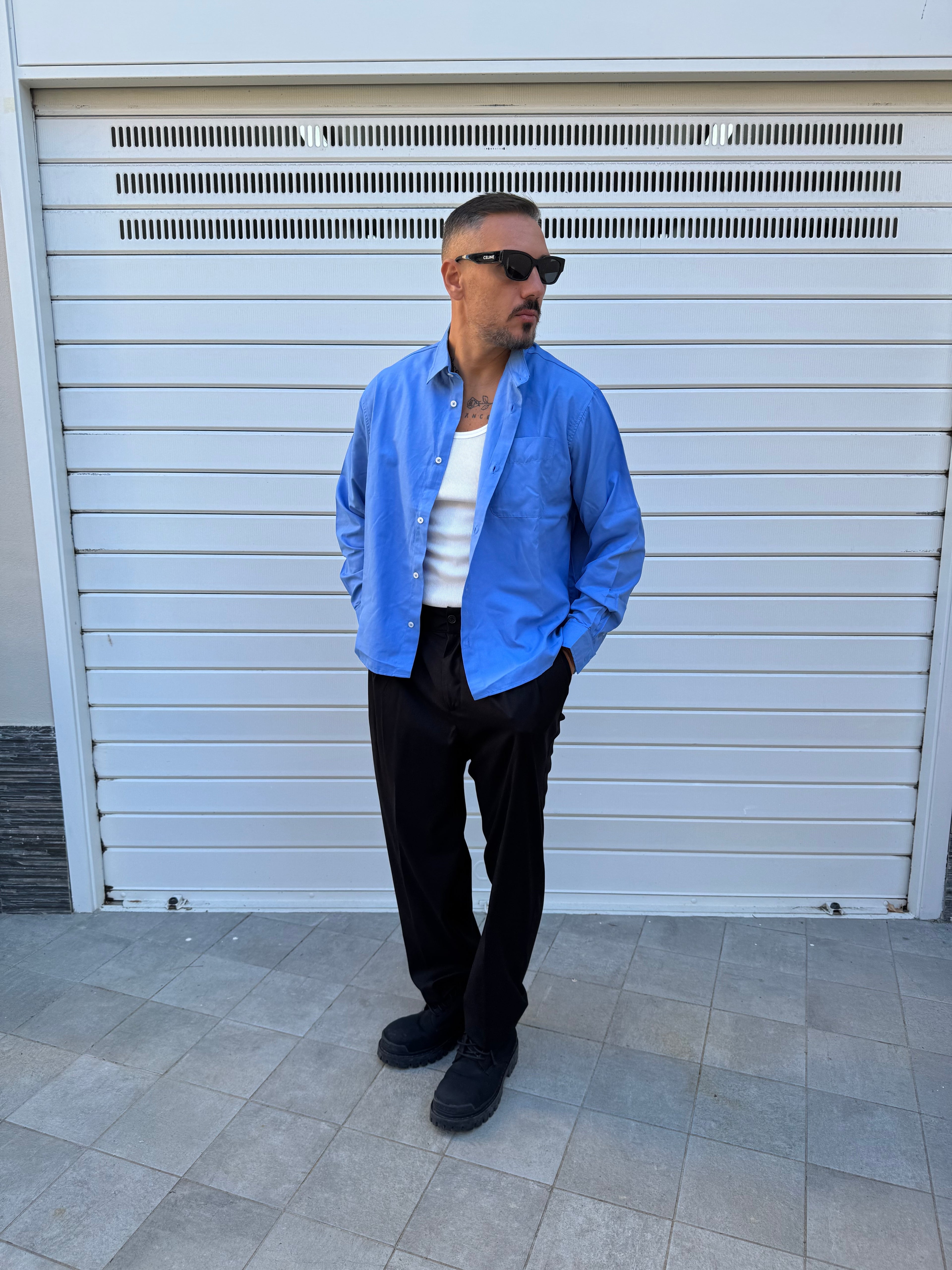 Camicia cropped minimal