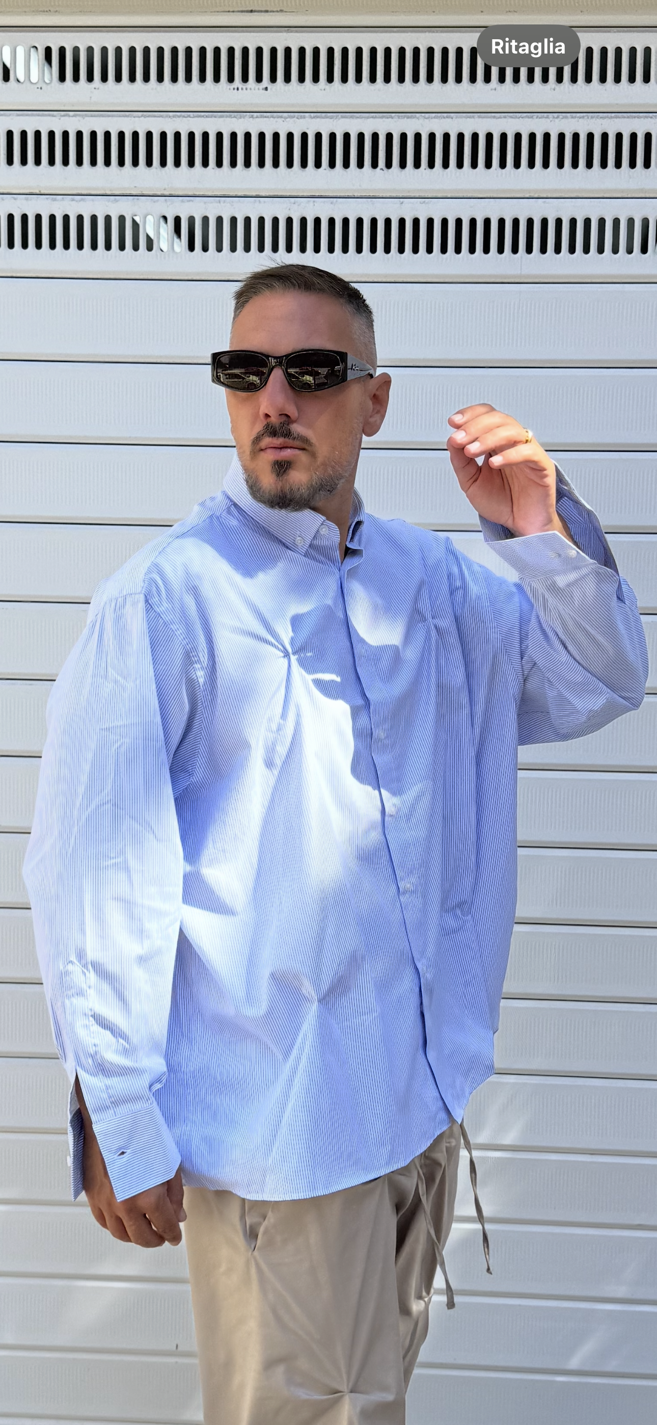 Camicia big over drap