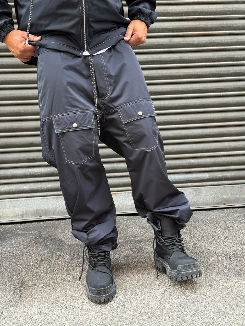 Coordinato nylon-Denim