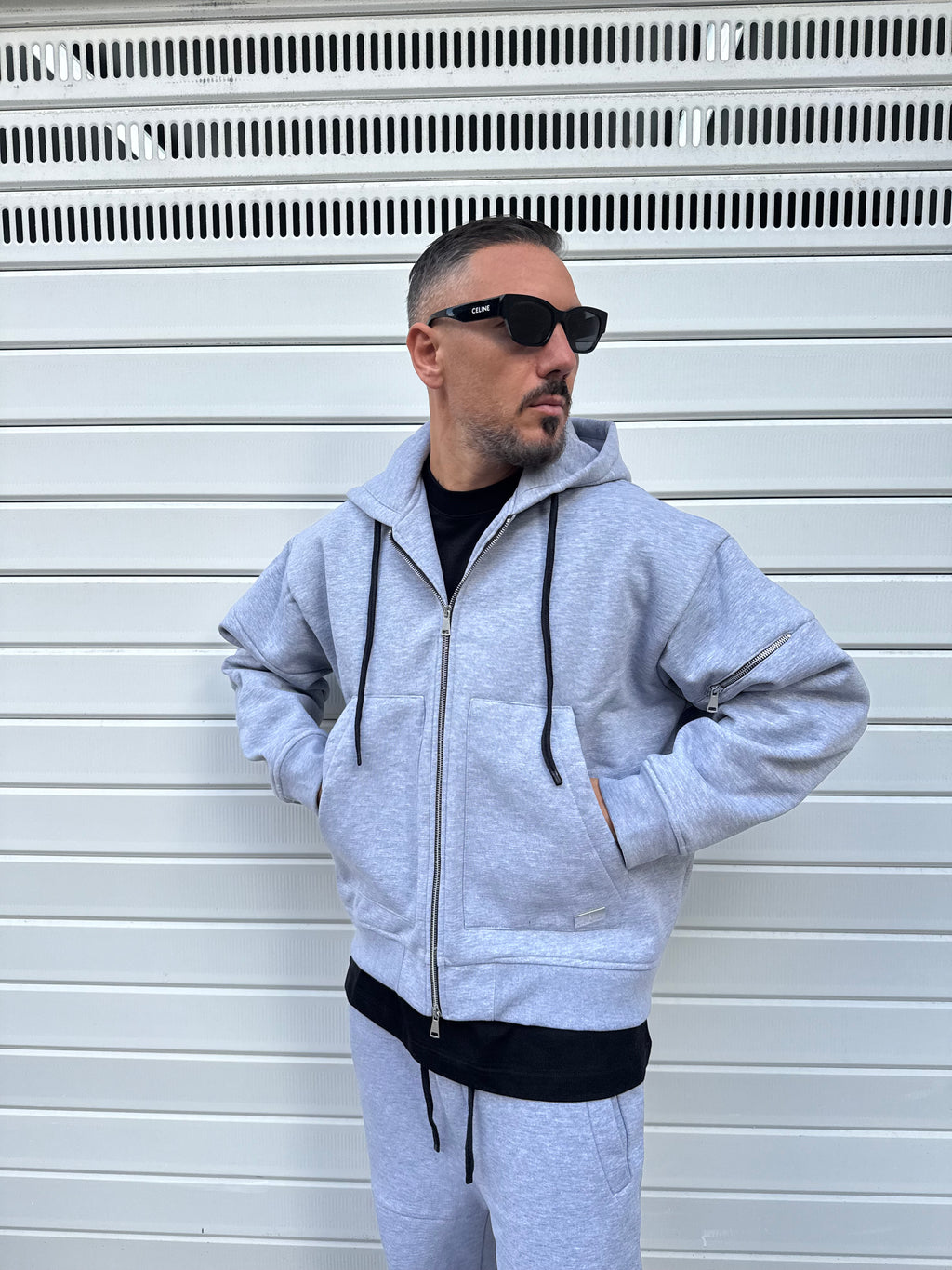 Felpa cappuccio gave