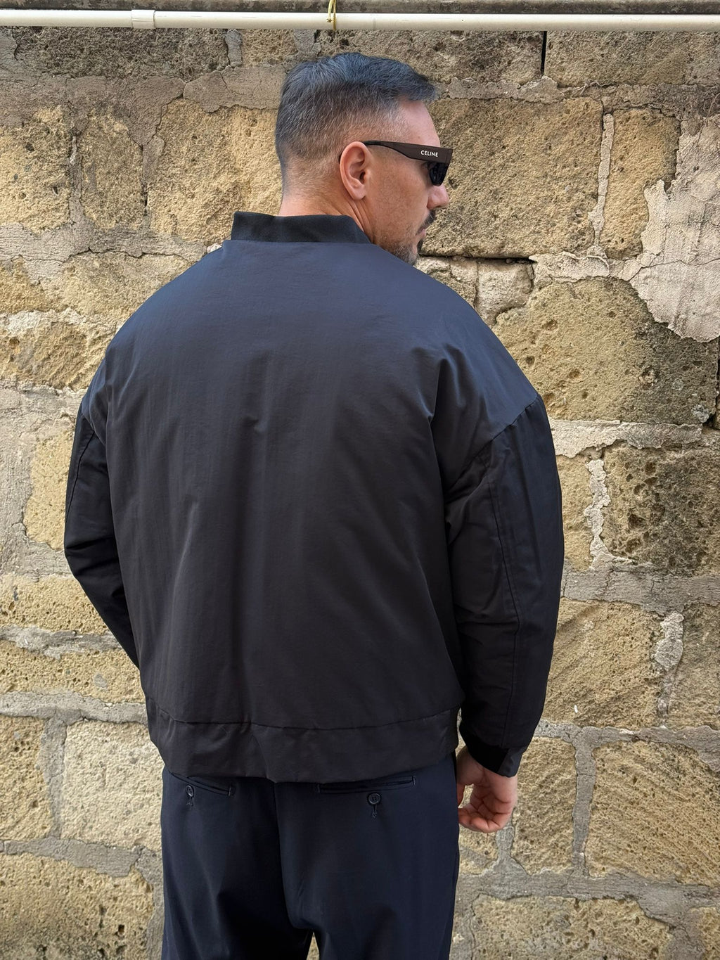 Bomber tessuto classico