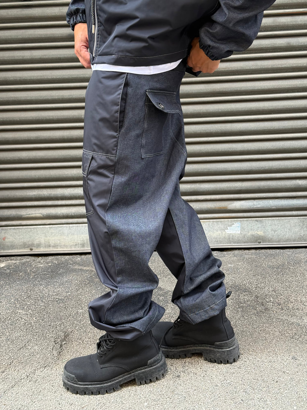 Coordinato nylon-Denim
