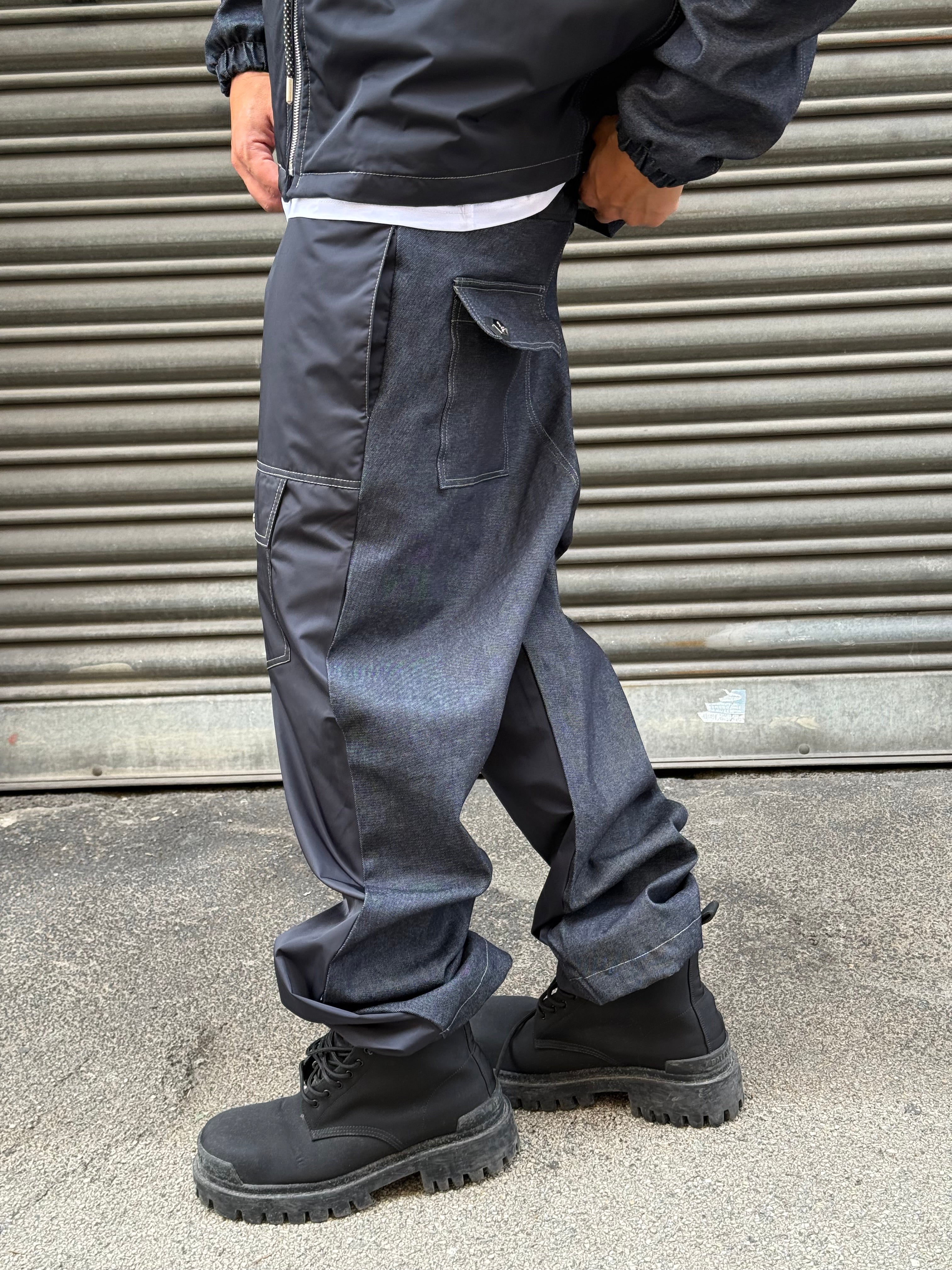 Coordinato nylon-Denim