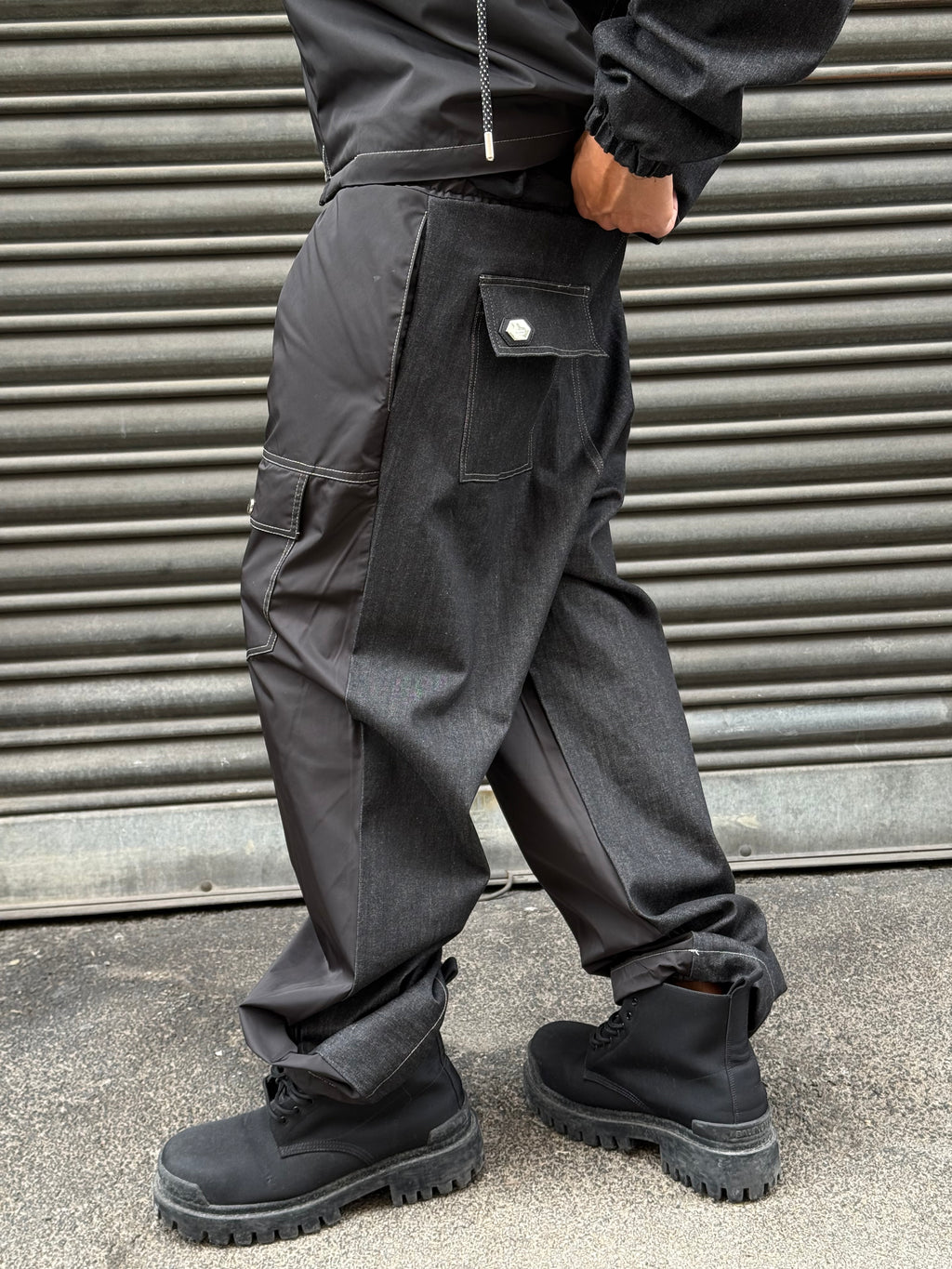 Coordinato nylon-Denim