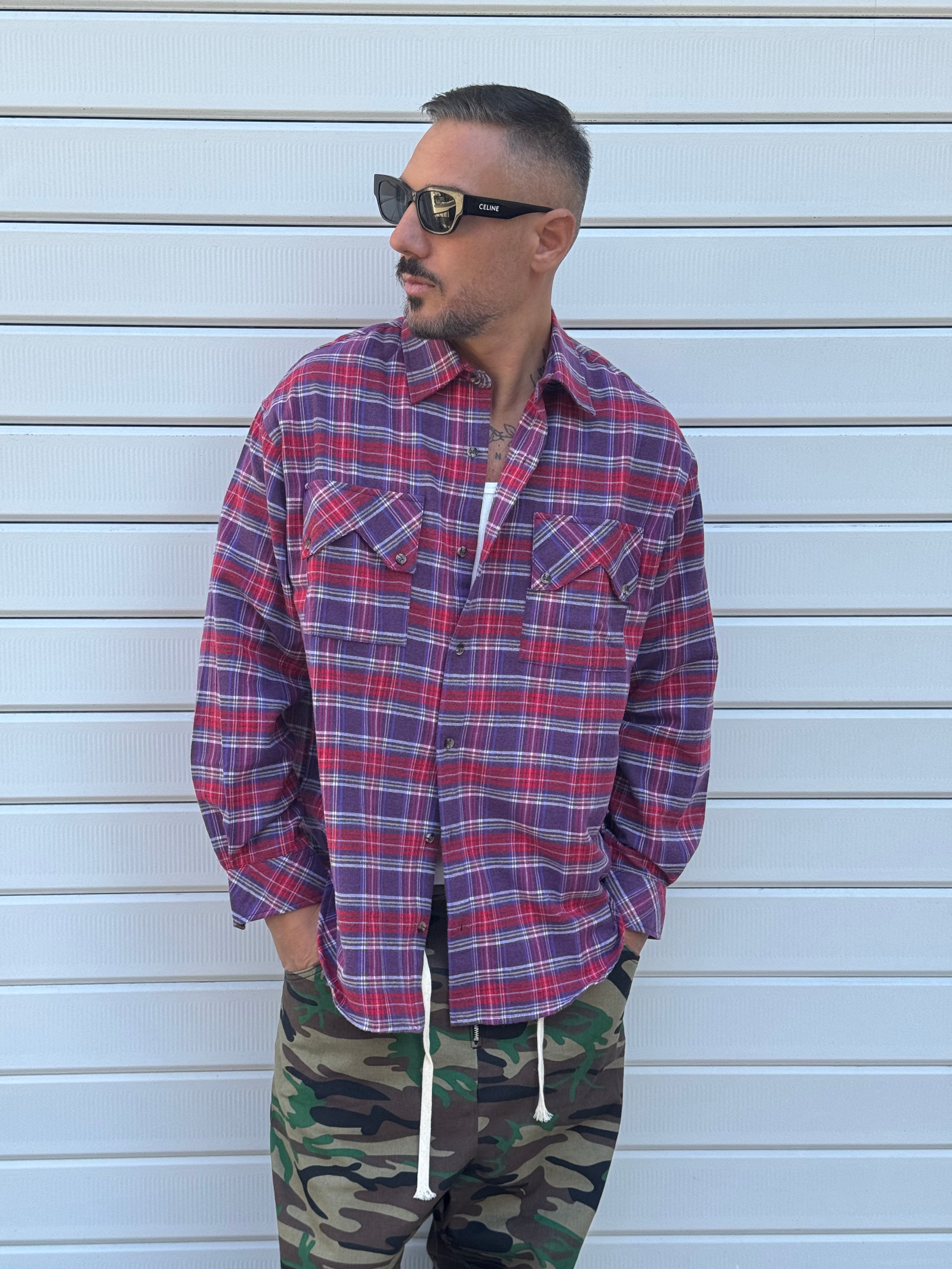 Camicia quadri minimal