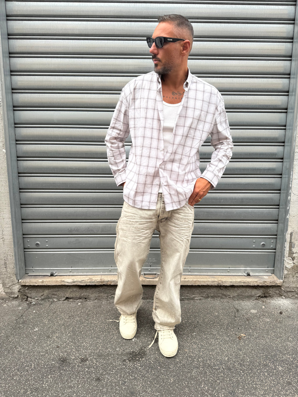 Camicia a quadroni
